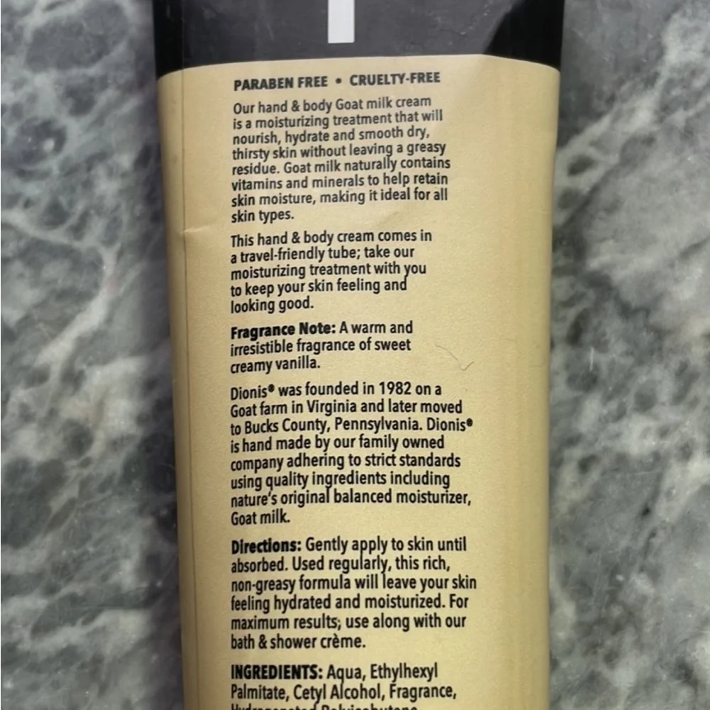 New‎ Dionis Hand and Body Goat Milk Cream Lotion